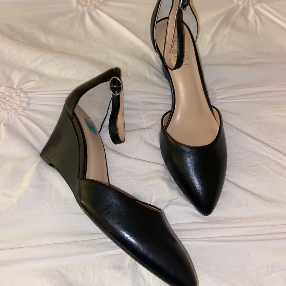 Franco Sarto wedge heeled sandals Sz 7.5